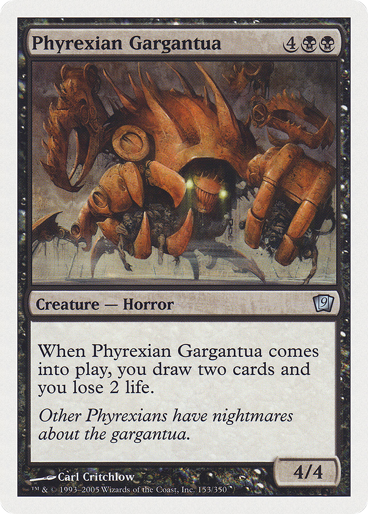 Phyrexian Gargantua (153) Foil - Ninth Edition