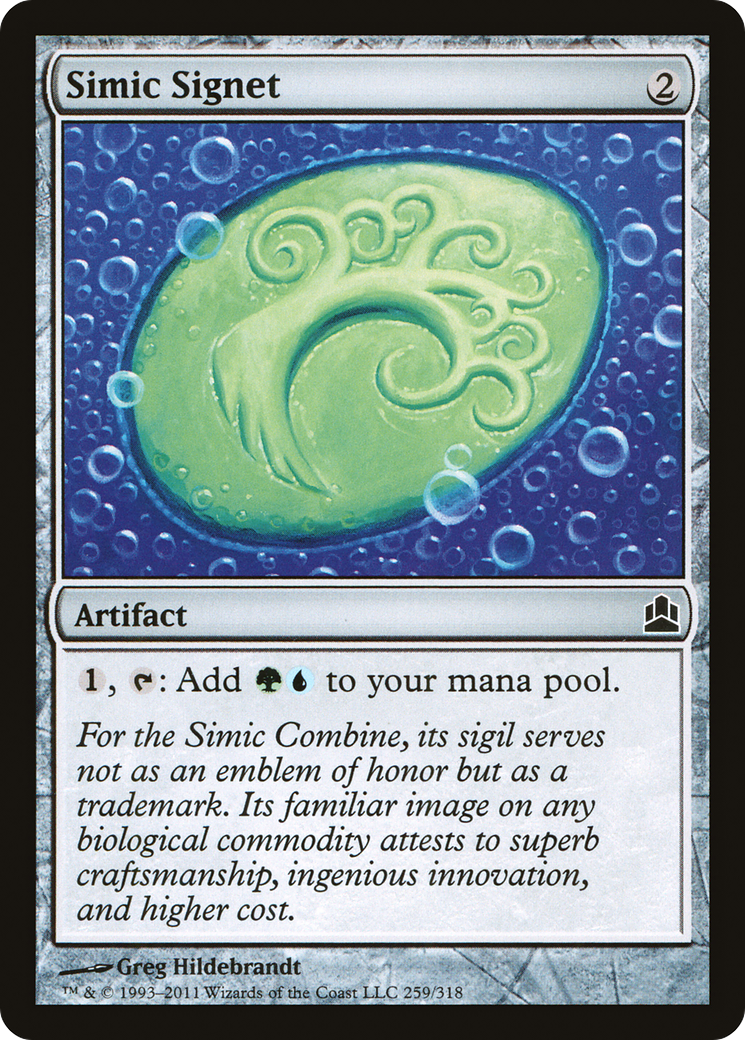 Simic Signet (259) - Commander 2011
