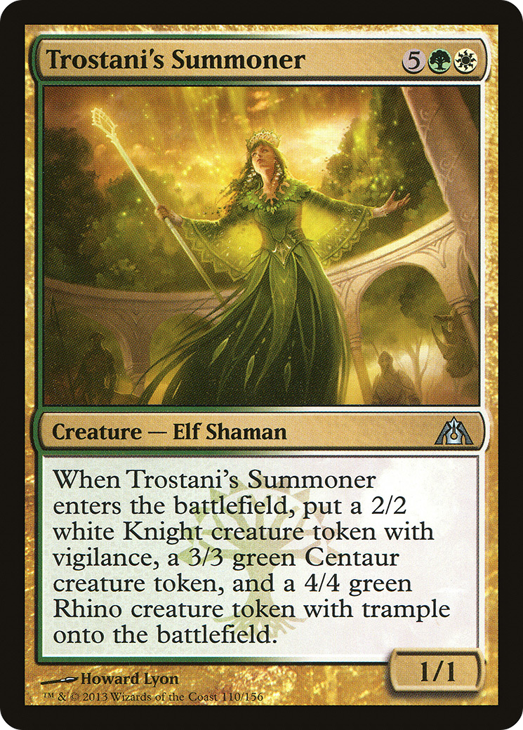 Trostani's Summoner (110) Foil - Dragon's Maze