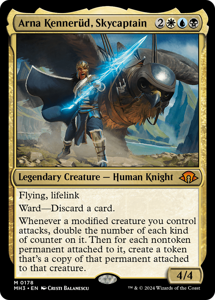 Arna Kennerud, Skycaptain (178) Foil - Modern Horizons 3