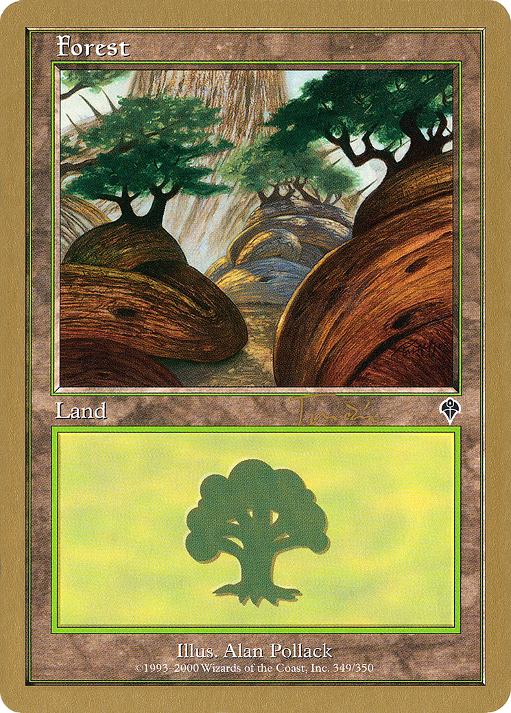 Forest (Retro) (jt349a) - World Championship Decks 2001