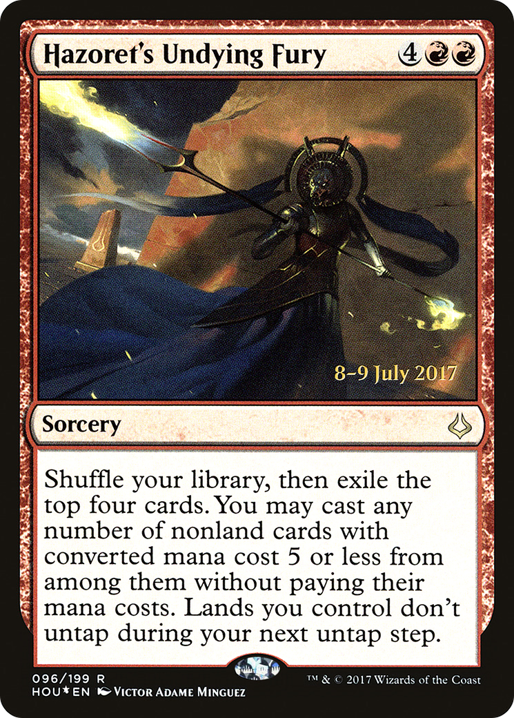 Hazoret's Undying Fury (096) Foil - Hour of Devastation Promos