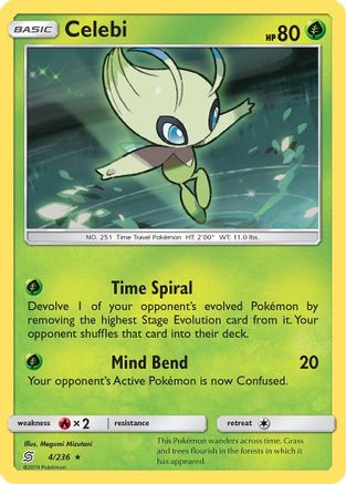 Celebi (4) Reverse Holofoil - Unified Minds