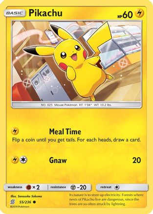 Pikachu (55) Reverse Holofoil - Unified Minds