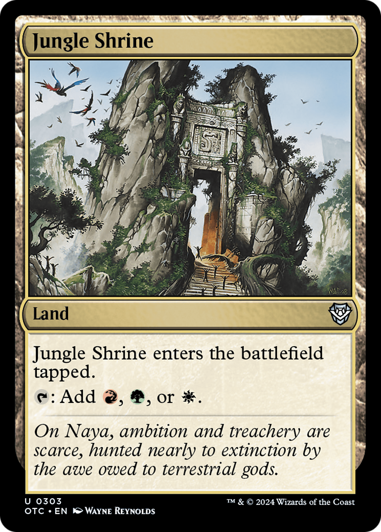 Jungle Shrine (303) - Outlaws of Thunder Junction Commander