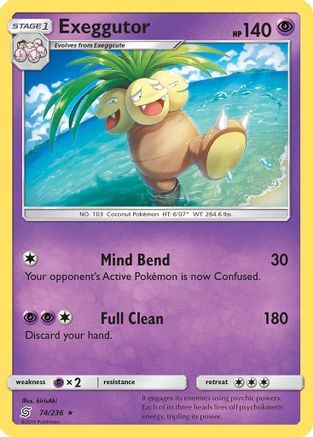 Exeggutor (74) Reverse Holofoil - Unified Minds