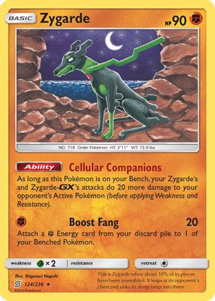 Zygarde (124) Reverse Holofoil - Unified Minds