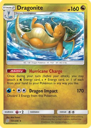 Dragonite (151) Reverse Holofoil - Unified Minds