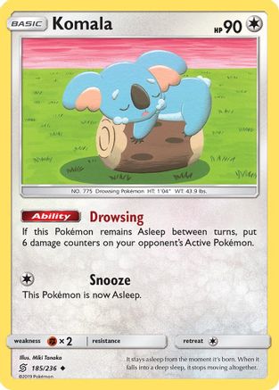 Komala (185) Reverse Holofoil - Unified Minds