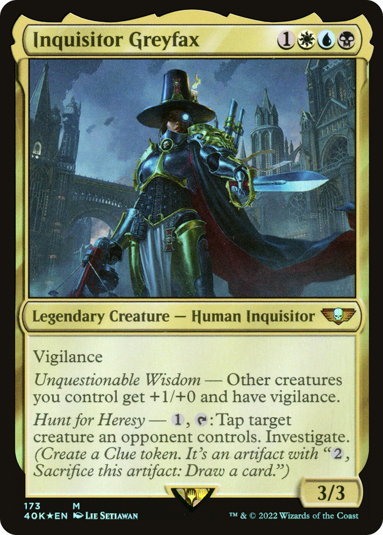 Inquisitor Greyfax (173) Foil - Warhammer 40,000 Commander