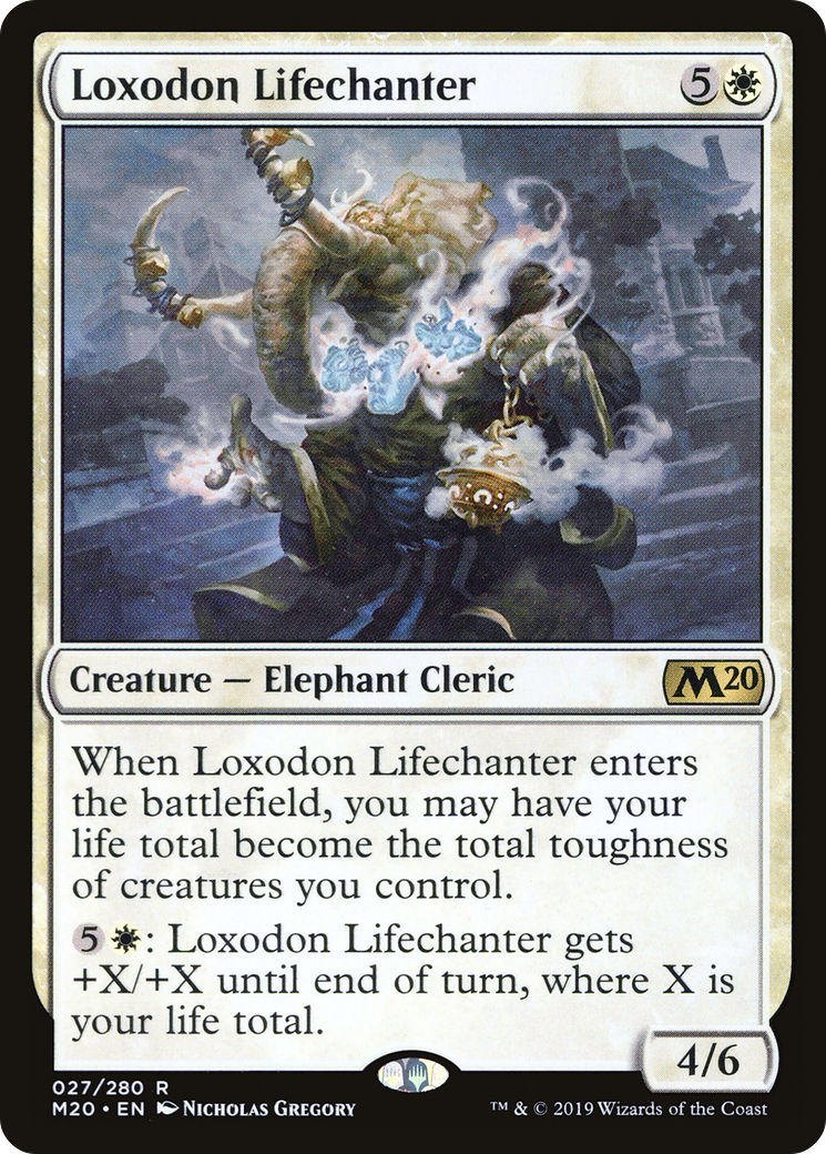Loxodon Lifechanter (027) - Core Set 2020