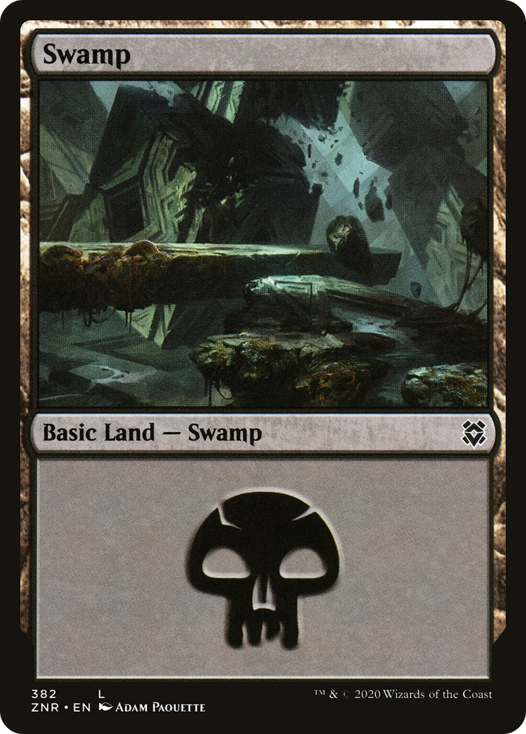 Swamp (382) Foil - Zendikar Rising