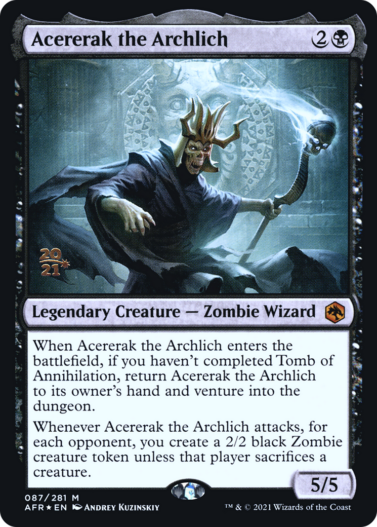 Acererak the Archlich (87s) Foil - Adventures in the Forgotten Realms Promos