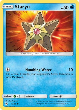 Staryu (13) Reverse Holofoil - Hidden Fates