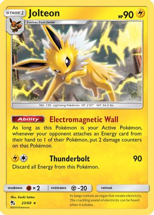Jolteon (23) Reverse Holofoil - Hidden Fates