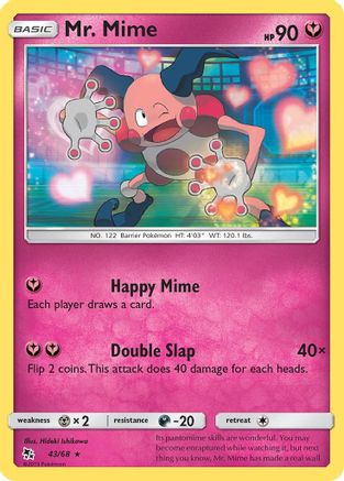 Mr. Mime (43) Reverse Holofoil - Hidden Fates