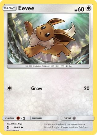 Eevee (49) Reverse Holofoil - Hidden Fates