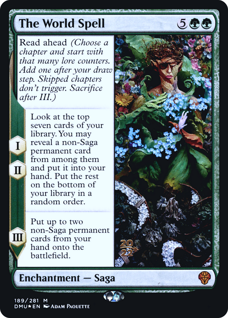 The World Spell (189) Foil - Dominaria United Promos