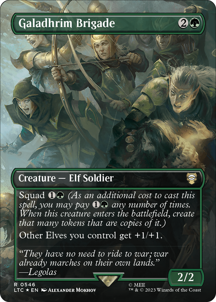 Galadhrim Brigade (546) Foil - Tales of Middle-earth Commander