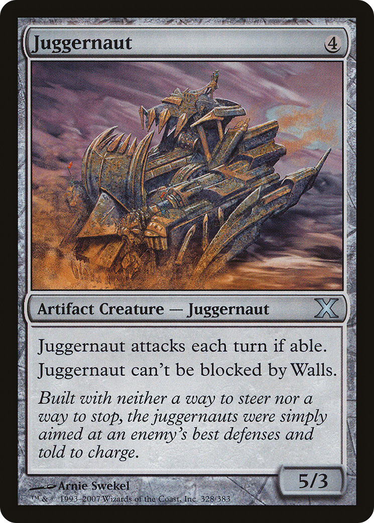 Juggernaut (328) Foil - Tenth Edition