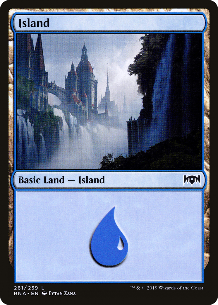 Island (261) Foil - Ravnica Allegiance