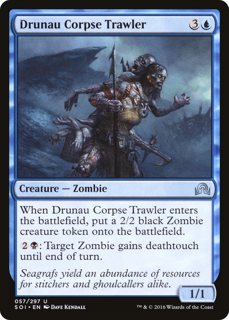Drunau Corpse Trawler (057) Foil - Shadows over Innistrad