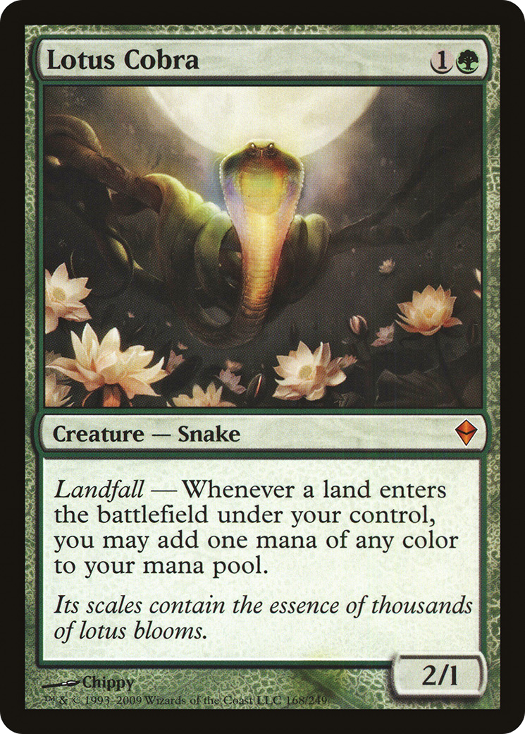 Lotus Cobra (168) Foil - Zendikar