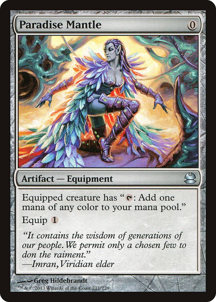 Paradise Mantle (211) Foil - Modern Masters