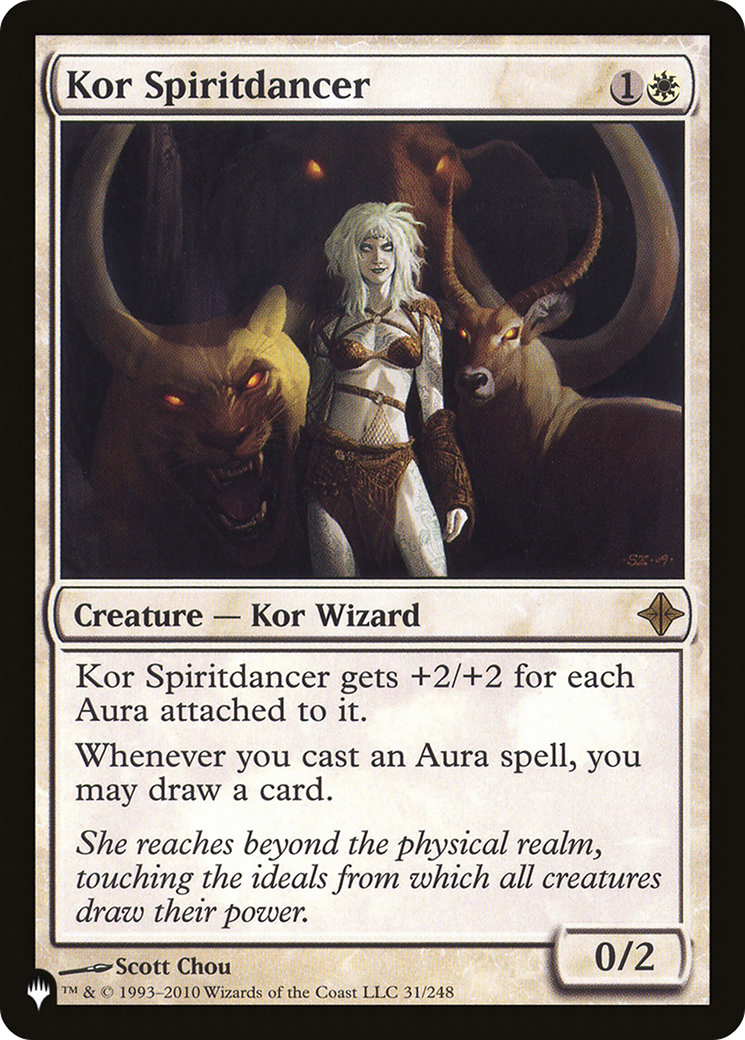 Kor Spiritdancer (ROE-31) - The List