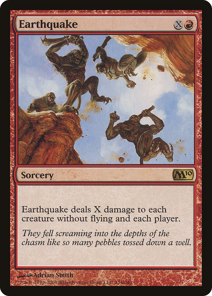 Earthquake (134) Foil - Magic 2010