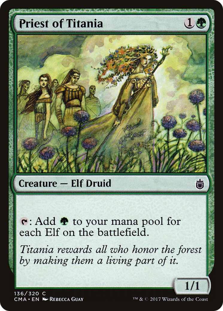 Priest of Titania (136) - Commander Anthology