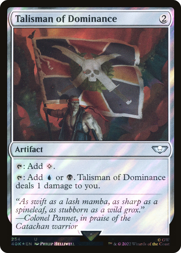 Talisman of Dominance (254) Surge Foil - Warhammer 40,000 Commander