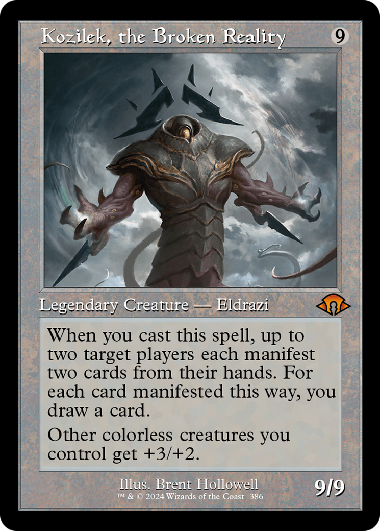 Kozilek, the Broken Reality (Retro) (386) Foil - Modern Horizons 3