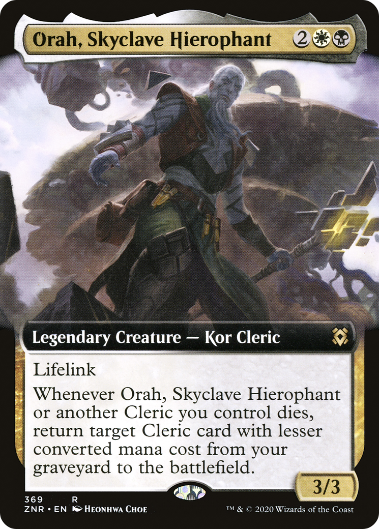 Orah, Skyclave Hierophant (Extended Art) (369) Foil - Zendikar Rising