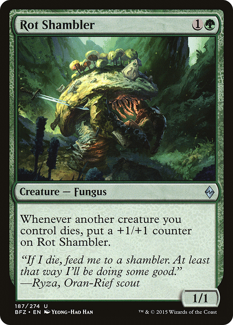 Rot Shambler (187) Foil - Battle for Zendikar