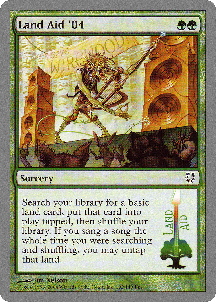 Land Aid '04 (102) Foil - Unhinged