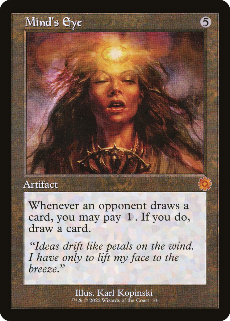 Mind's Eye (Retro) (033) Foil - The Brothers' War Retro Artifacts