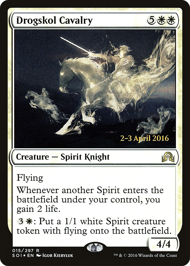 Drogskol Cavalry (015) Foil - Shadows over Innistrad Promos