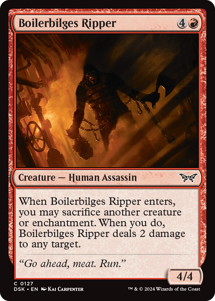 Boilerbilges Ripper (127) Foil - Duskmourn: House of Horror