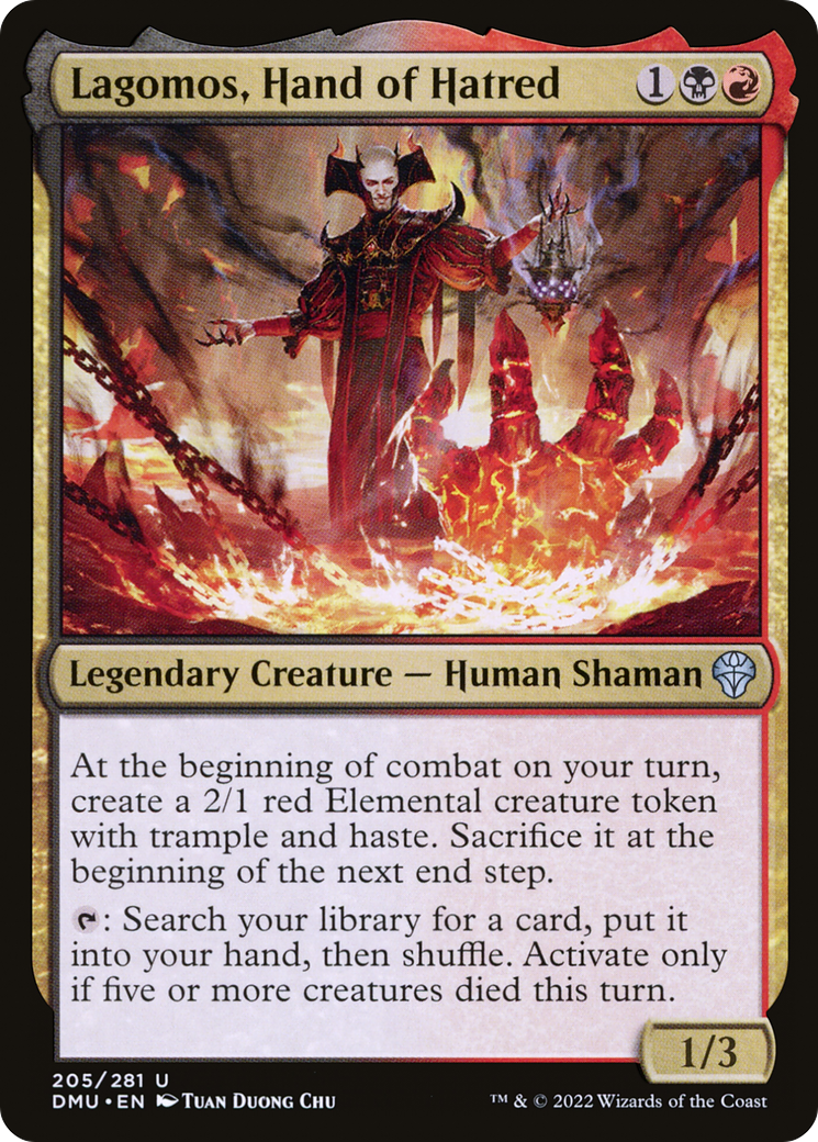 Lagomos, Hand of Hatred (205) - Dominaria United