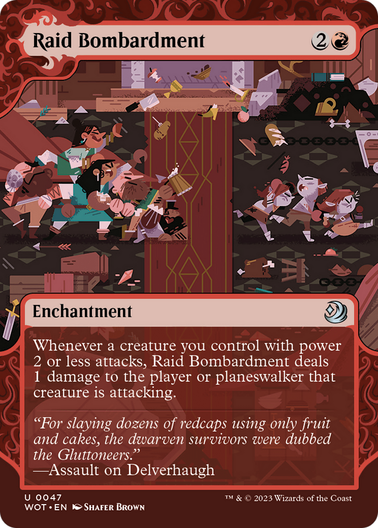 Raid Bombardment (Showcase) (047) Foil - Wilds of Eldraine: Enchanting Tales