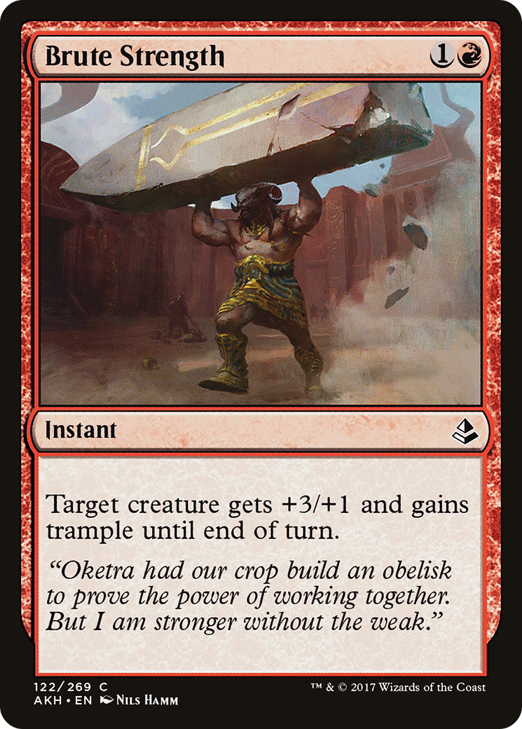 Brute Strength (122) Foil - Amonkhet