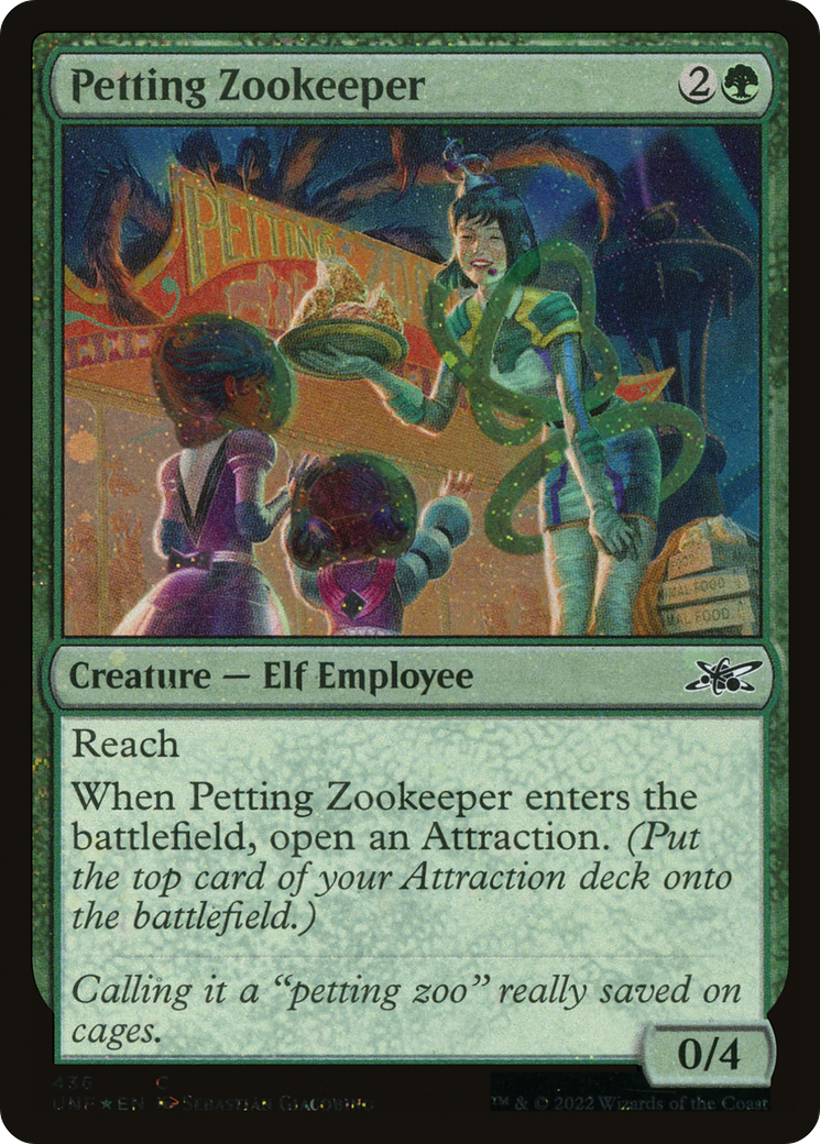 Petting Zookeeper (Galaxy Foil) (436) Foil - Unfinity
