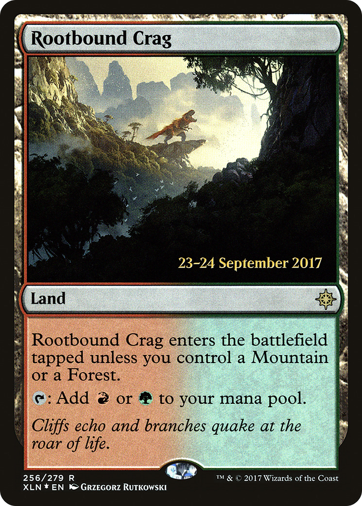 Rootbound Crag (256) Foil - Ixalan Promos