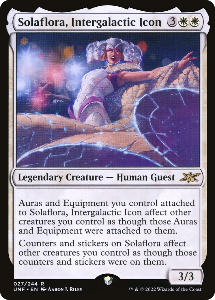 Solaflora, Intergalactic Icon (027) Foil - Unfinity