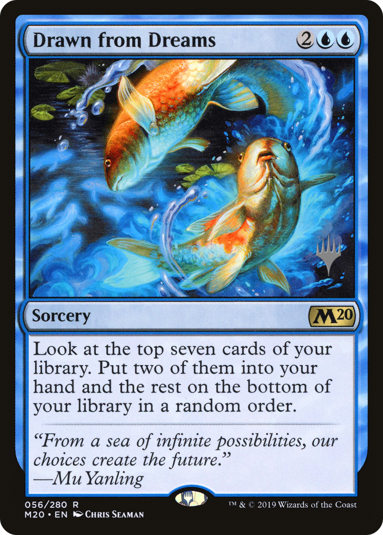 Drawn from Dreams (56p) Foil - Core Set 2020 Promos