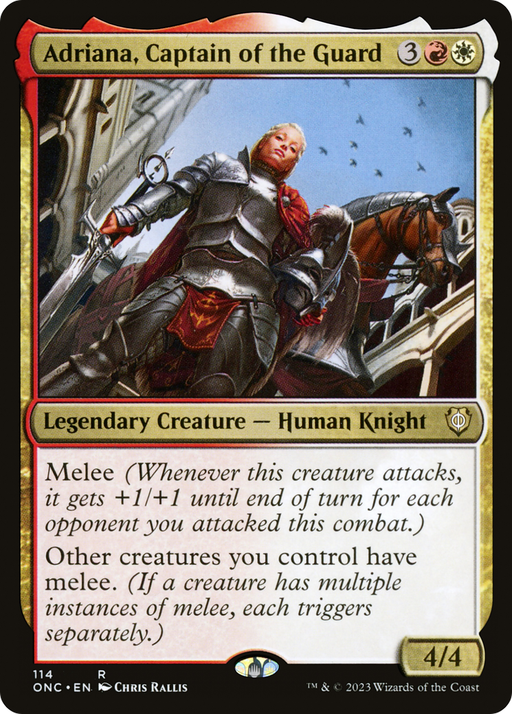Adriana, Captain of the Guard (114) - Phyrexia: All Will Be One Commander