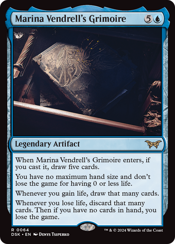 Marina Vendrell's Grimoire (064) Foil - Duskmourn: House of Horror