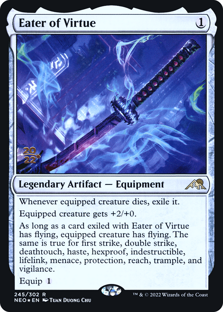 Eater of Virtue (245s) Foil - Kamigawa: Neon Dynasty Promos