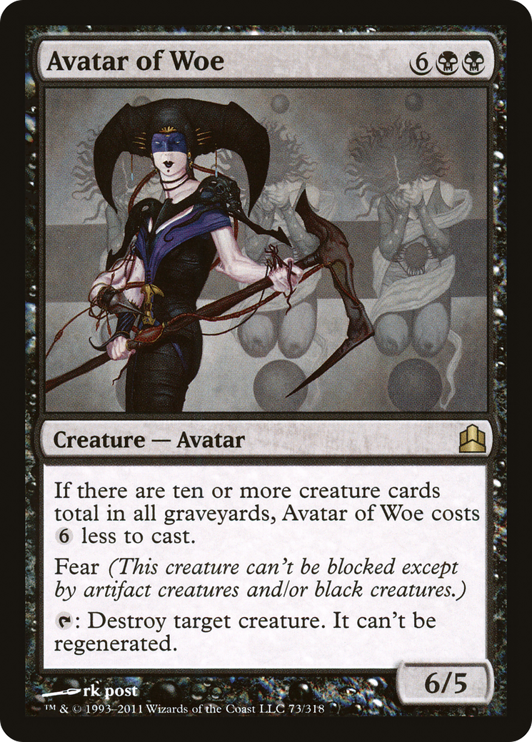Avatar of Woe (073) - Commander 2011